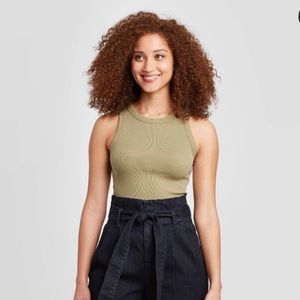 🎉2/$5🎉 NWT - Crewneck Tank Top A New Day - Olive